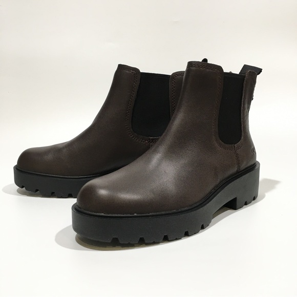 UGG MARKSTRUM CHELSEA WATERPROOF BOOTS -STOUT LEATHER WOMEN’S US 9 -NEW - Picture 4 of 7